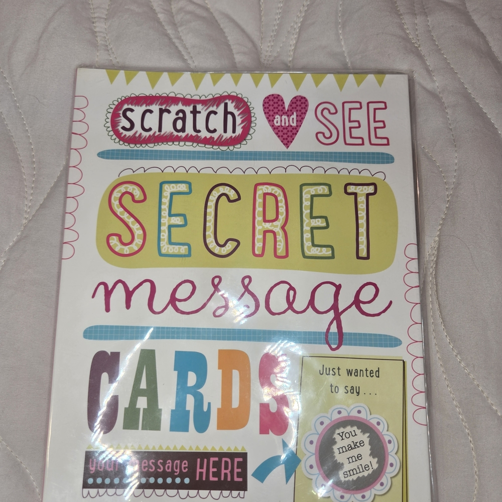 Secret Message Cards by Make Believe Ideas (2015, Trade‎ Paperback)